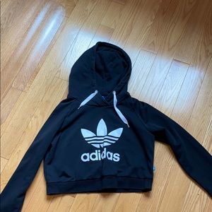 Adidas Cropped hoodie sweatshirt